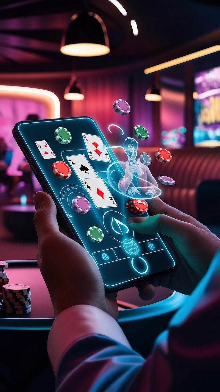 Interface fitur keamanan akun dan pengelolaan profil pengguna di platform live casino